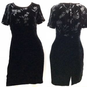 “Petite Sophisticate” Velvet Cocktail Dress (Sz-2)